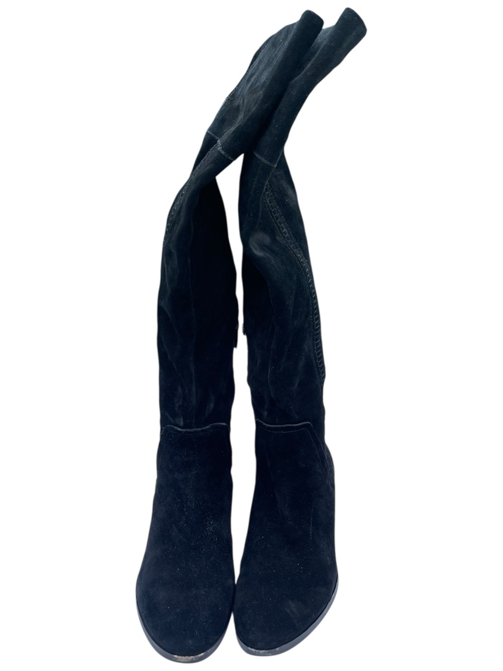 VINCE CAMUTO Black Suede Over-the-Knee Boots Size 8.5